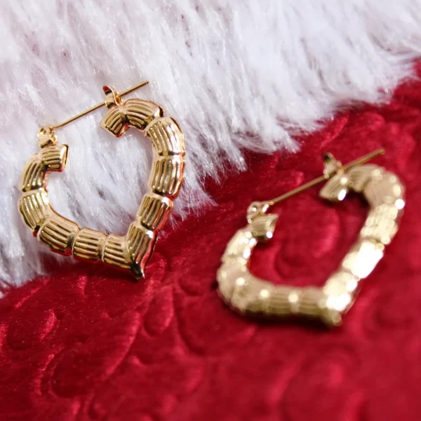 Kyrin Gold Hoop Earrings