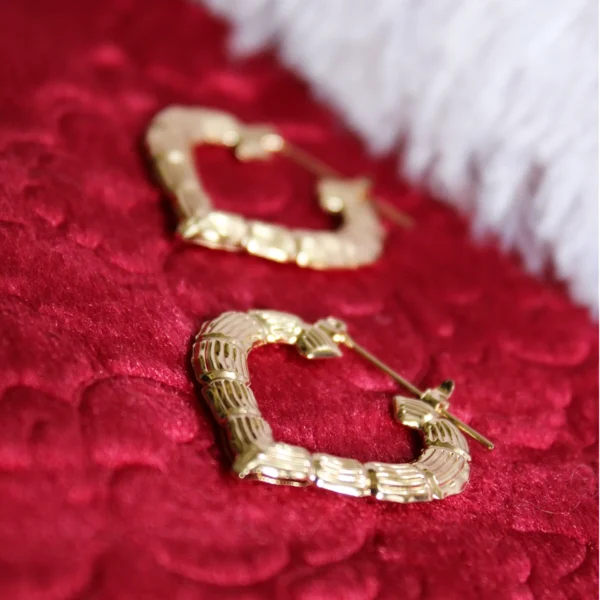 Kyrin Gold Hoop Earrings - Image 2
