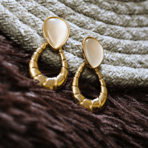 Kyrin Gold Monalis Drop Earrings