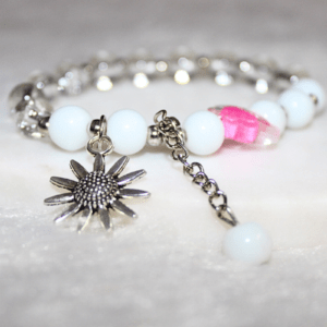 Kyrin Beads Bracelet (White)