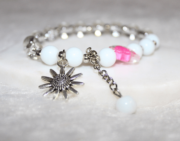 Kyrin Beads Bracelet (White)