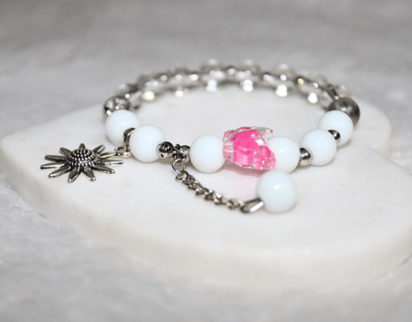 Kyrin Beads Bracelet (White) - Image 3