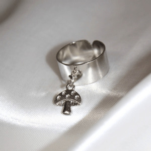 Kyrin Silver Mushroom Ring