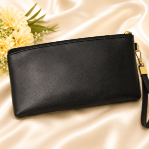 Kyrin Black Multipurpose Pouch with Wrist Strap