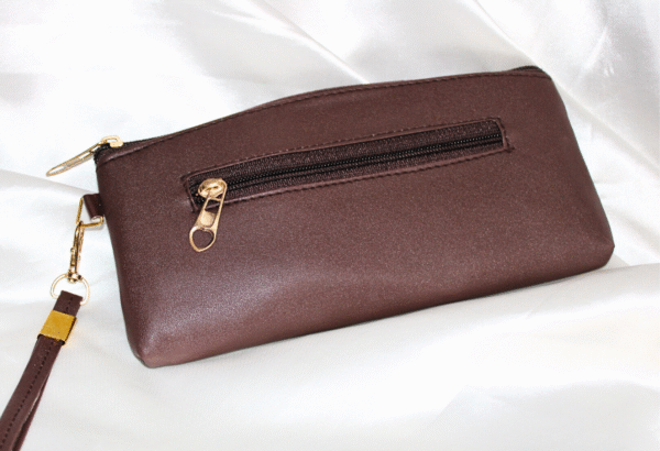 Kyrin Brown Pouch - Image 2