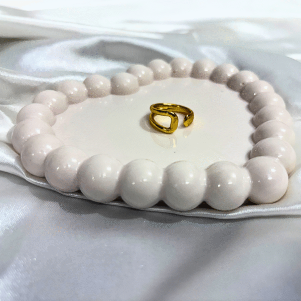 Kyrin Anti Tarnish Gold Brass Ring