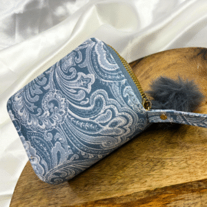Kyrin Blue And White Wallet