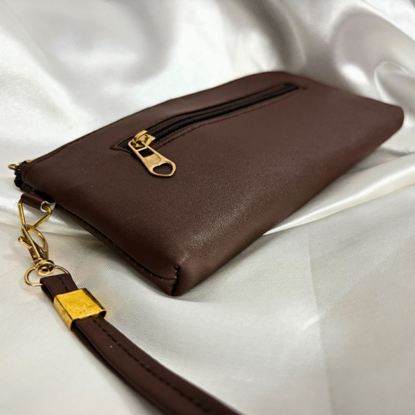 Kyrin Brown Pouch - Image 3
