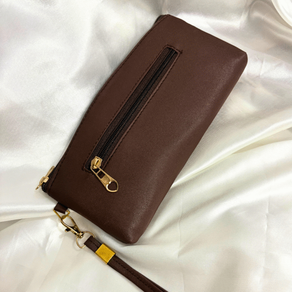 Kyrin Brown Pouch - Image 4