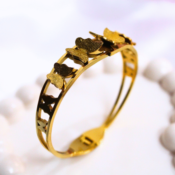Kyrin Anti Tarnish Gold Butterfly Bracelet - Image 2