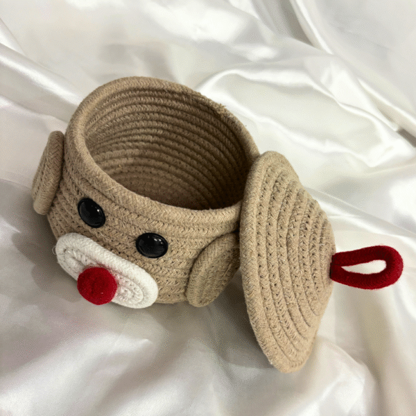 Kyrin Jute Puppy Storage Box - Image 3