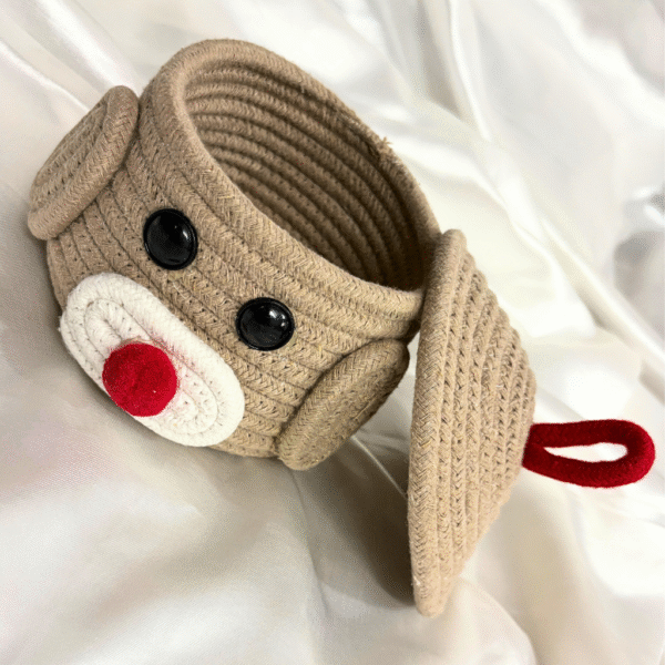Kyrin Jute Puppy Storage Box - Image 2