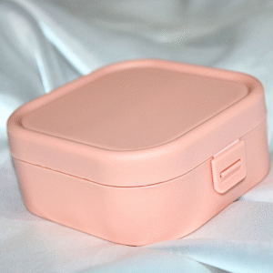 Kyrin Pink Square Silicone Jewellery Box
