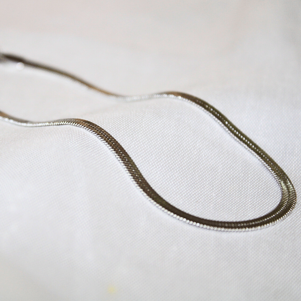 Kyrin Anti Tarnish Silver Snake Chain Anklet (Single Piece) for Women | Minimal Adjustable Anklet - Image 2