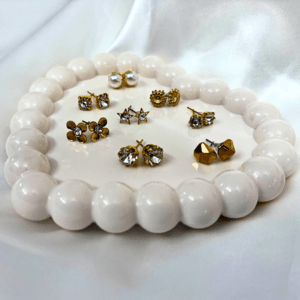 Kyrin Set of 8 Stylish Stud Earrings for Women | Minimal Daily Wear Earrings Combo | Trendy Fashion Jewelry Gift Set