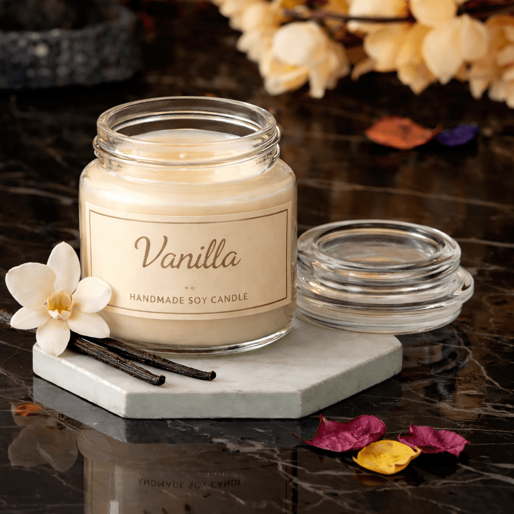 Kyrin Vanilla & Lavender Candle Gift Set – Pack of 2 Handmade Aromatherapy Candles - Image 3