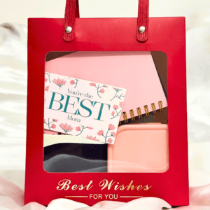 Kyrin Mother’s Day Gift Hamper in Carry Bag Box | Premium Gift Set with Photo Frame, Jewellery Organizer, Satin Scarf, Perfume Set & Self-Care Kit