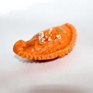 Realistic Gujiya Mithai Candle with Sweet Fragrance | Handmade Dessert Candle for Festive Décor & Gifting