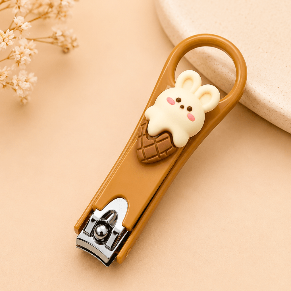 Kyrin Cute Cartoon Nail Cutter | Teddy Bear & Bunny Stainless Steel Nail Clippers for Kids and Adults - Image 4