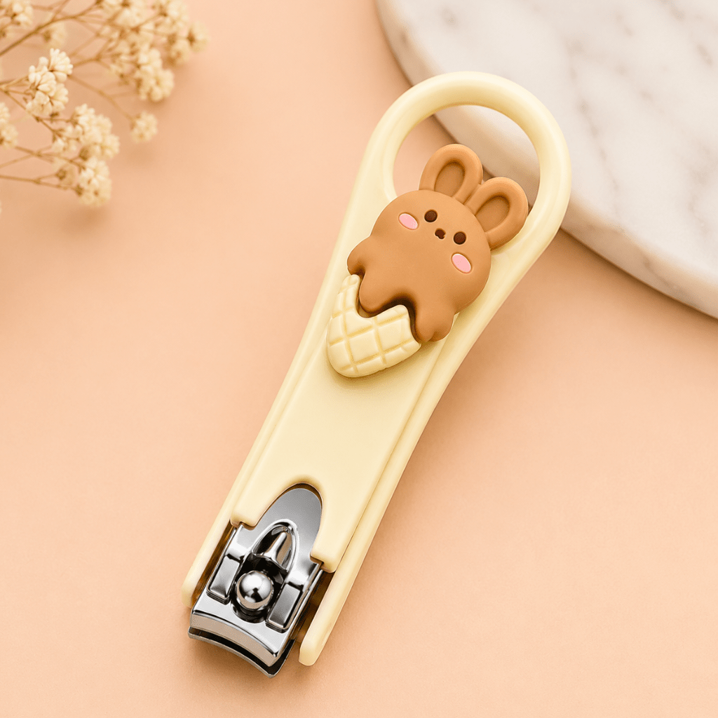 Kyrin Cute Cartoon Nail Cutter | Teddy Bear & Bunny Stainless Steel Nail Clippers for Kids and Adults - Image 5
