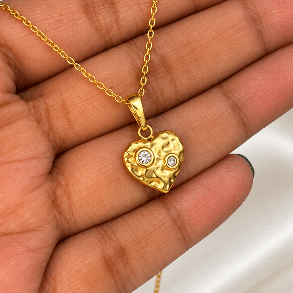 Kyrin Anti-Tarnish Heart Pendant Chain for Women – Waterproof & Hypoallergenic Necklace - Image 2