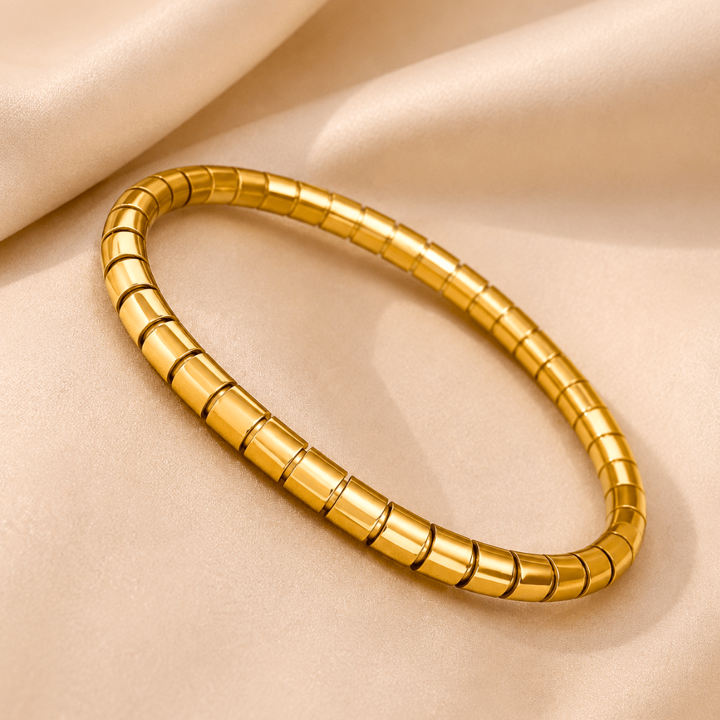 Kyrin Anti Tarnish Gold Stainless Steel Bracelet for Women – Elegant Everyday Wear