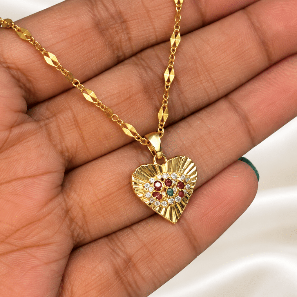 Kyrin Anti-Tarnish Evil Eye Pendant Chain for Women – Waterproof & Hypoallergenic Necklace - Image 2